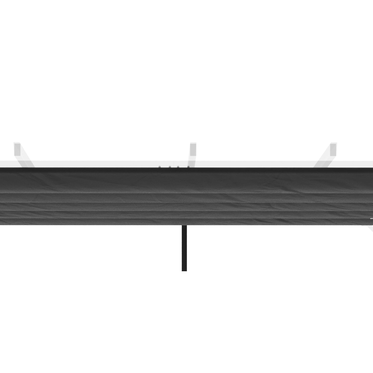 Toit de rechange pour pergola 2,5x2,55m, gris foncé, imperméable