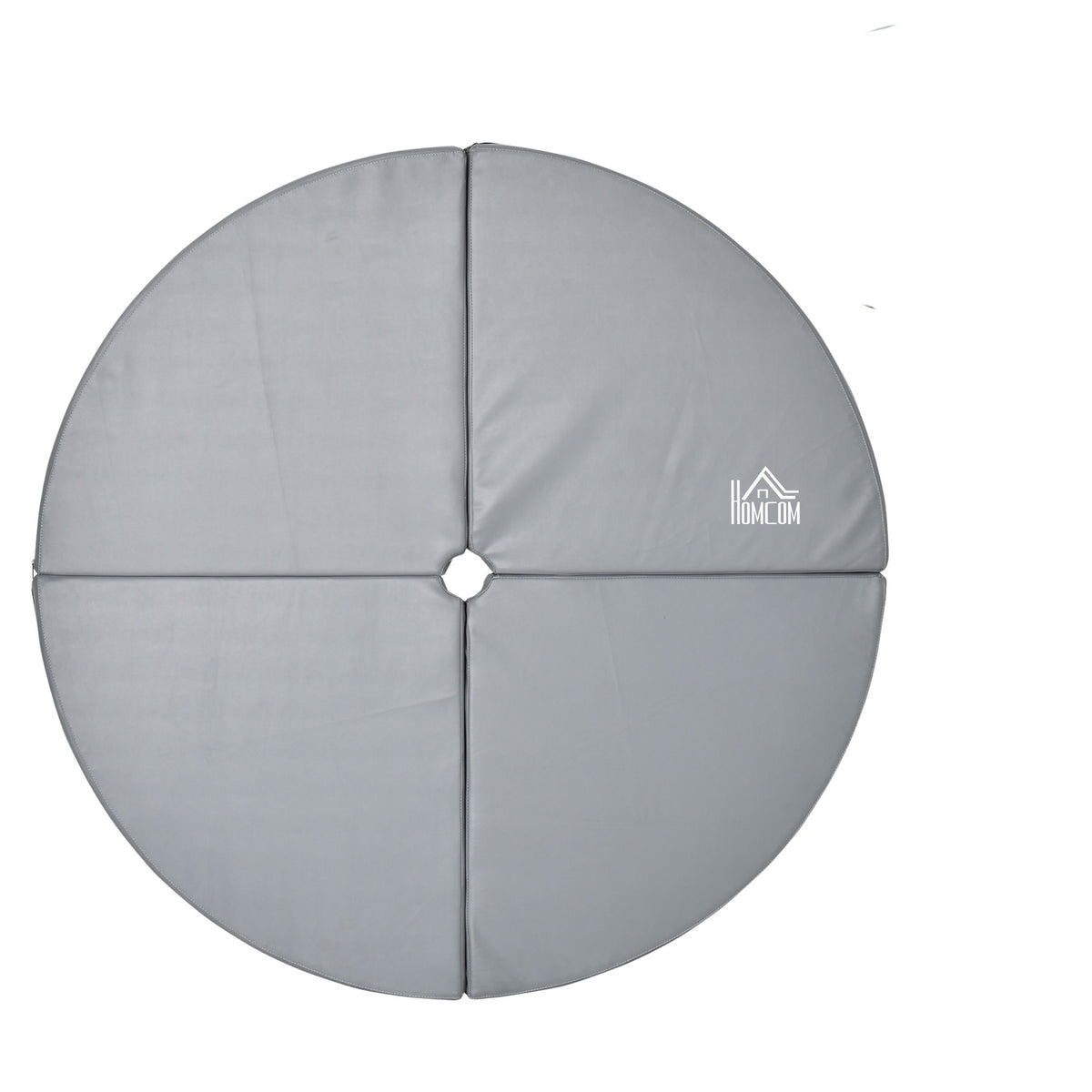 Pole-dancemat, 5 cm dik, diameter 150 cm, lichtgrijs