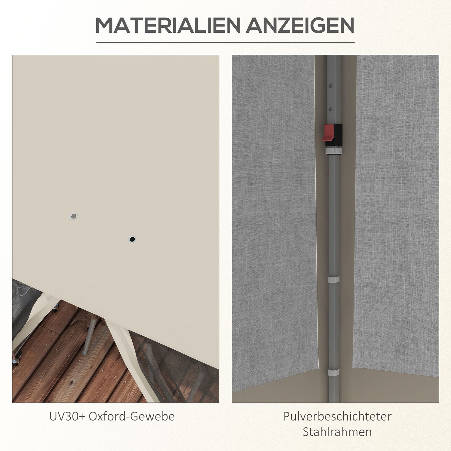 Pop-Up Partytent 3x3M met UV-bescherming & Gaasgordijnen