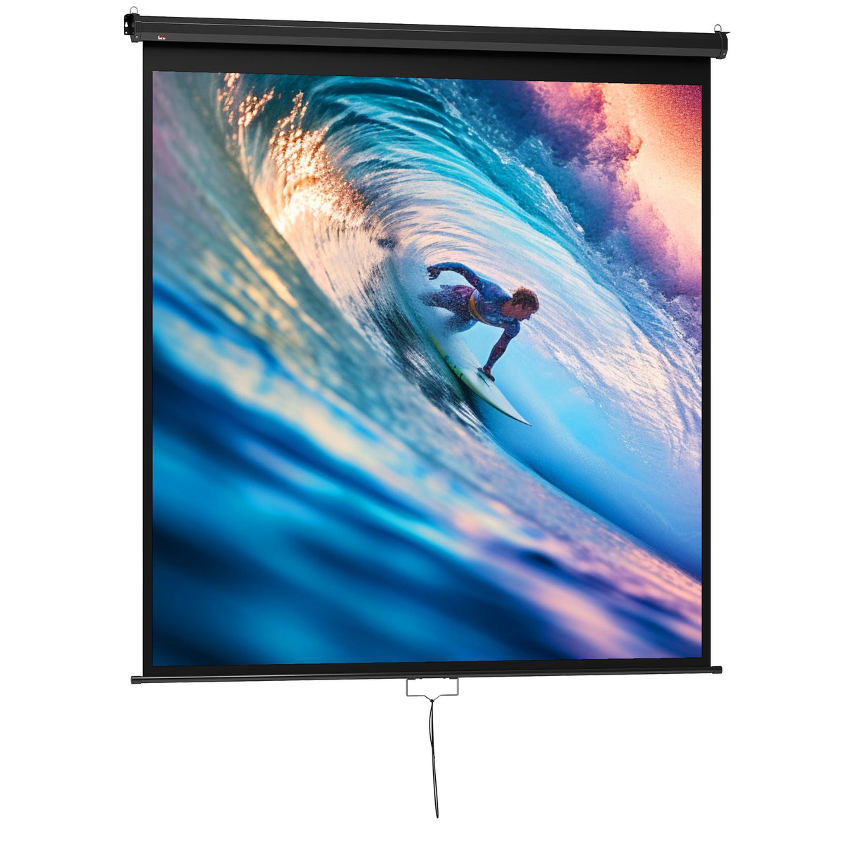 Projectiescherm 99 inch 1:1, 178x178 cm, 4K