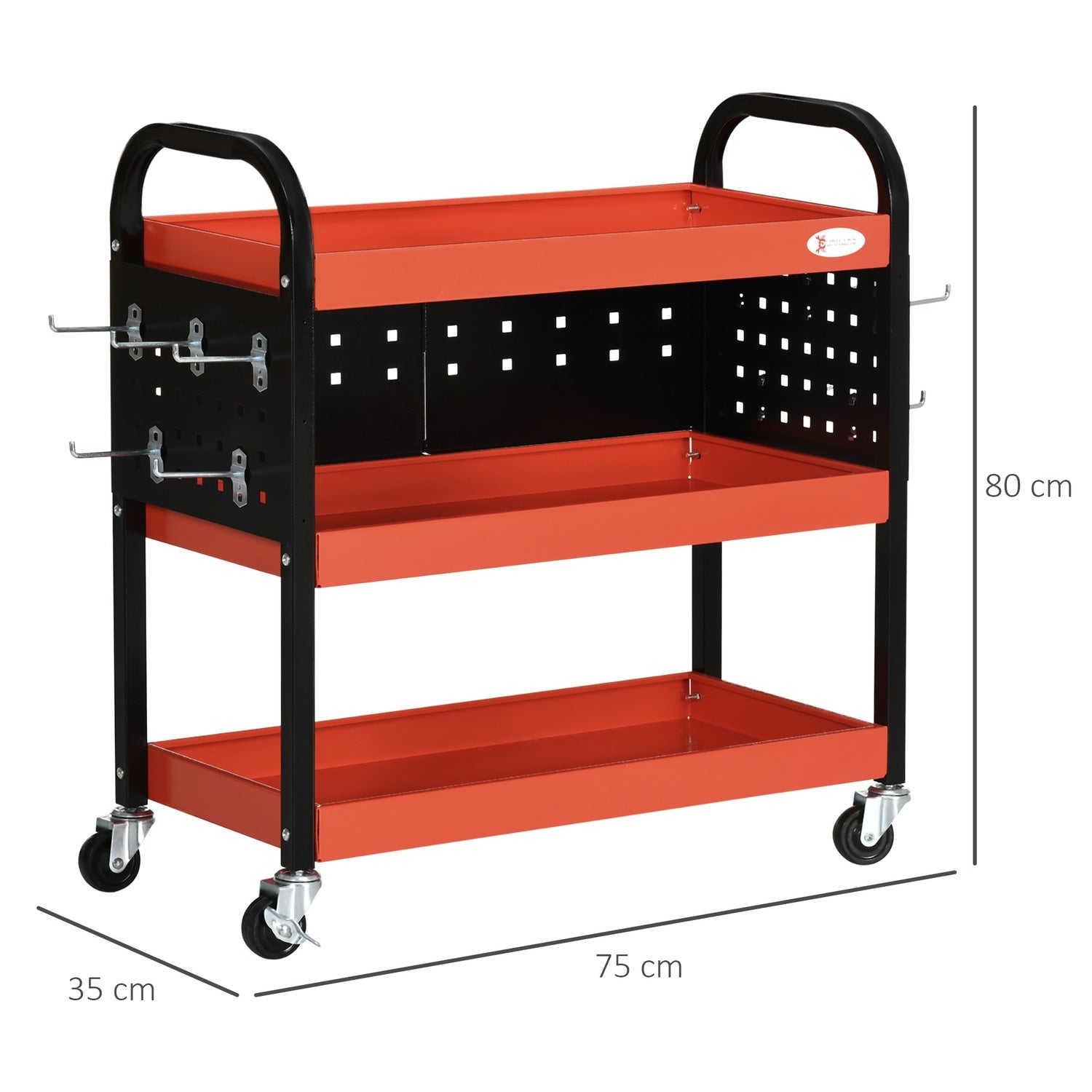 Rood garagerek - 100 kg draagvermogen