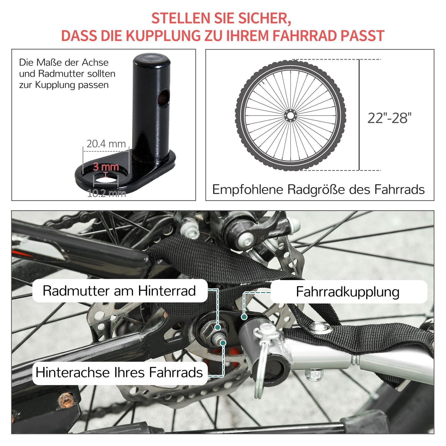 Rood-zwarte fietsbakfiets, transportopslag