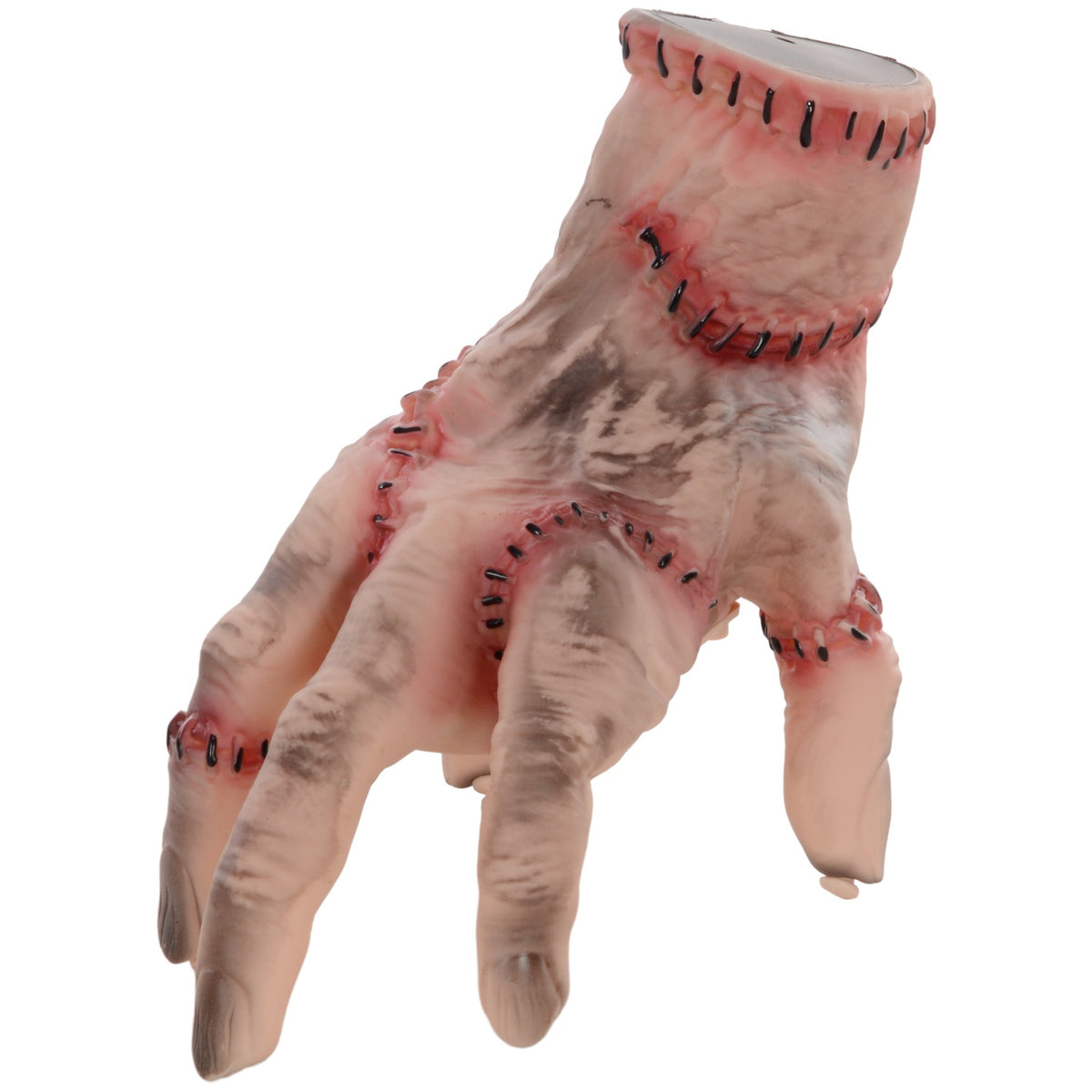 Realistische 21 cm Halloween littekenhand prop met actie en geluid