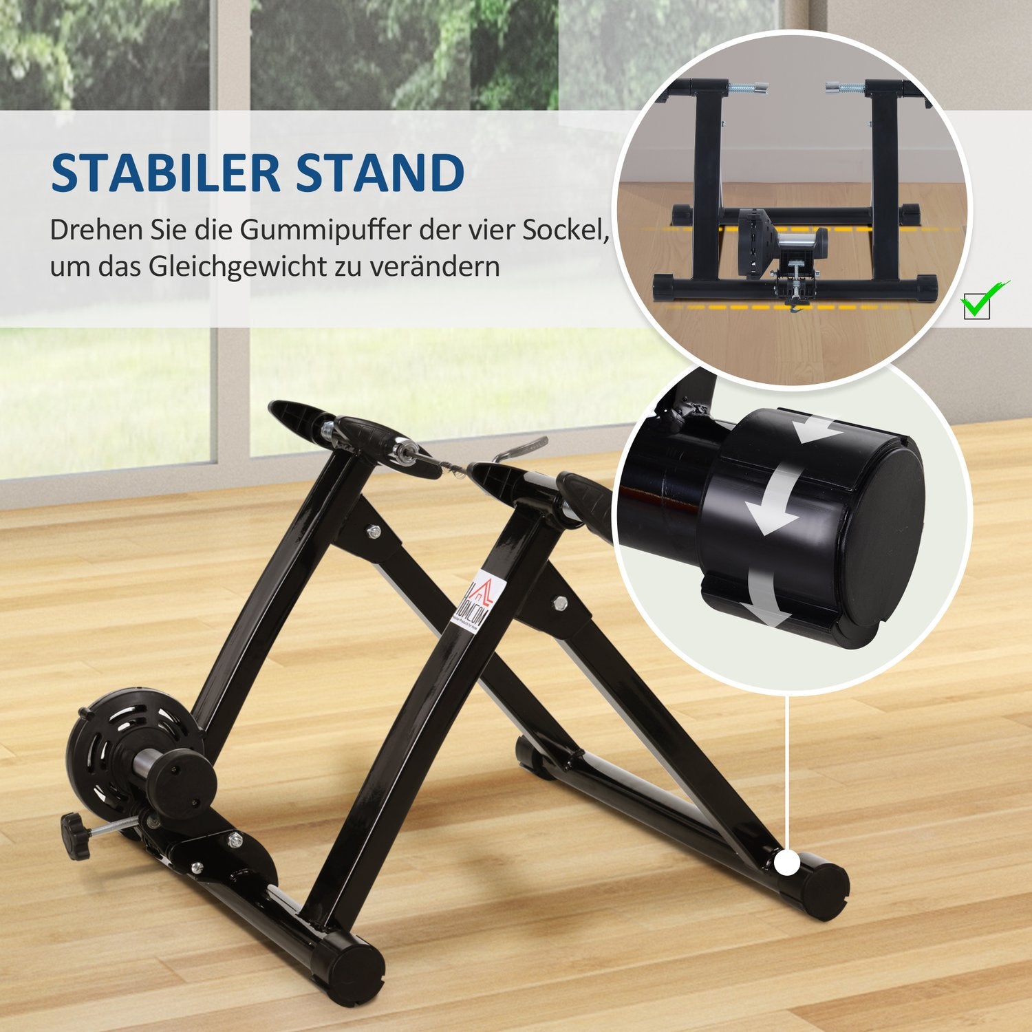 Fietstrainer, magneetrem, geschikt voor 26"-28"/700C