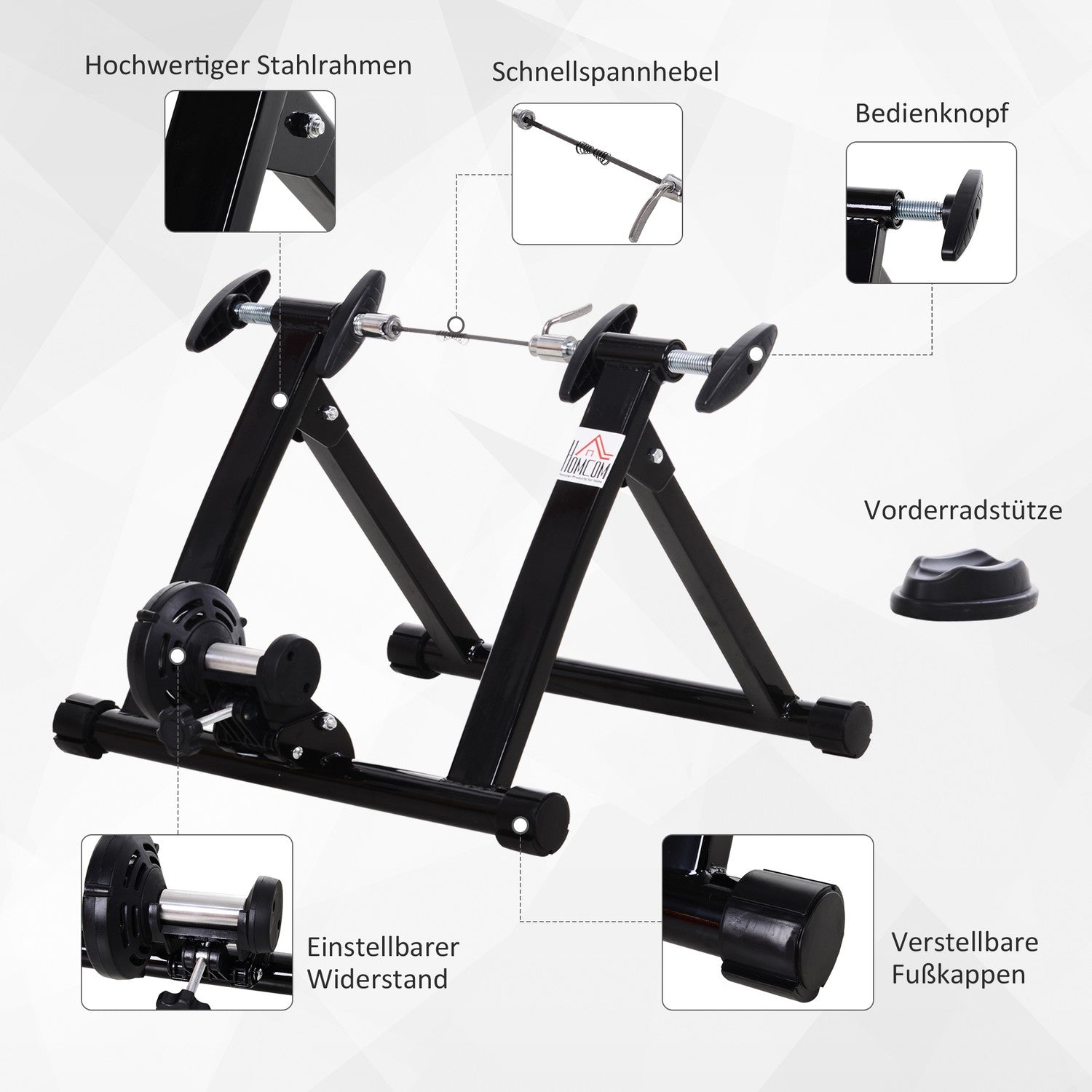 Fietstrainer, magneetrem, geschikt voor 26"-28"/700C