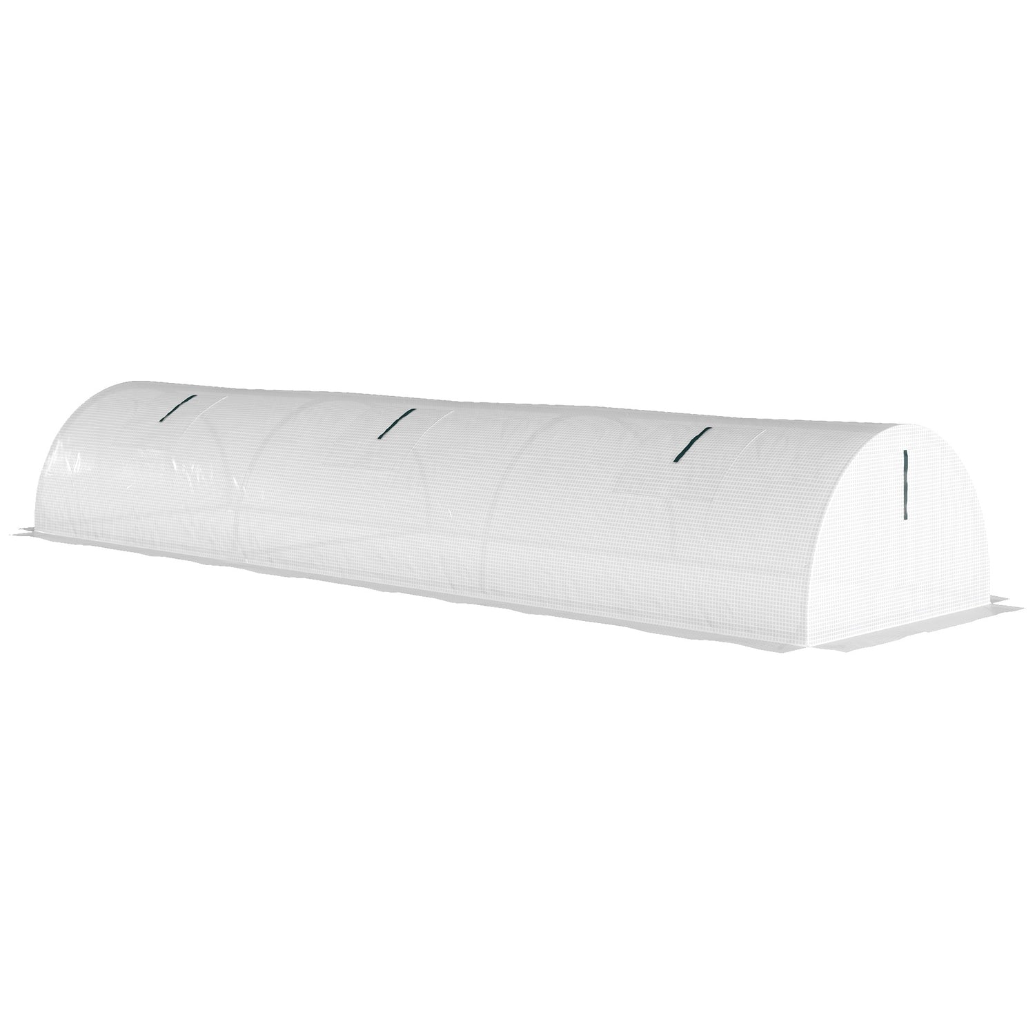 Serra per pomodori con tetto tondo, protezione UV, 300x80x45 cm