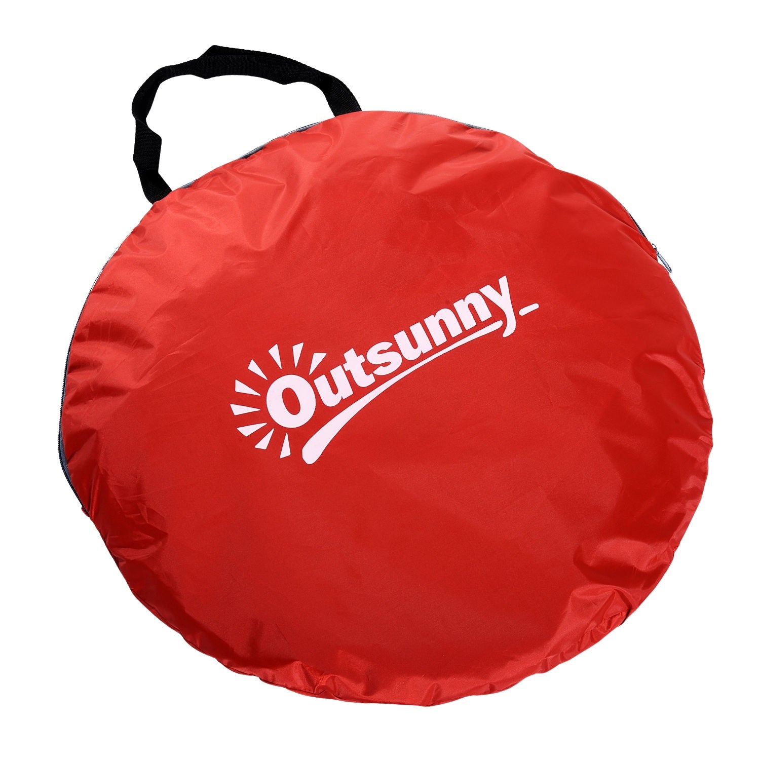 Snel op te zetten pop-up strandtent, rood, 200x150x119cm