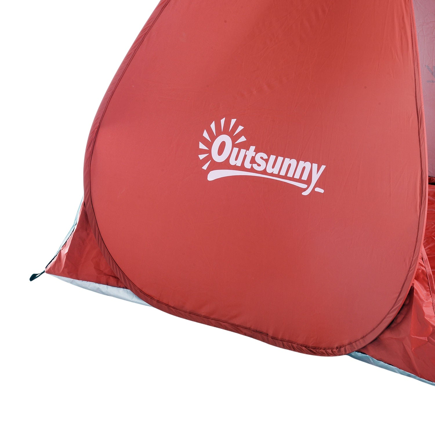 Snel op te zetten pop-up strandtent, rood, 200x150x119cm