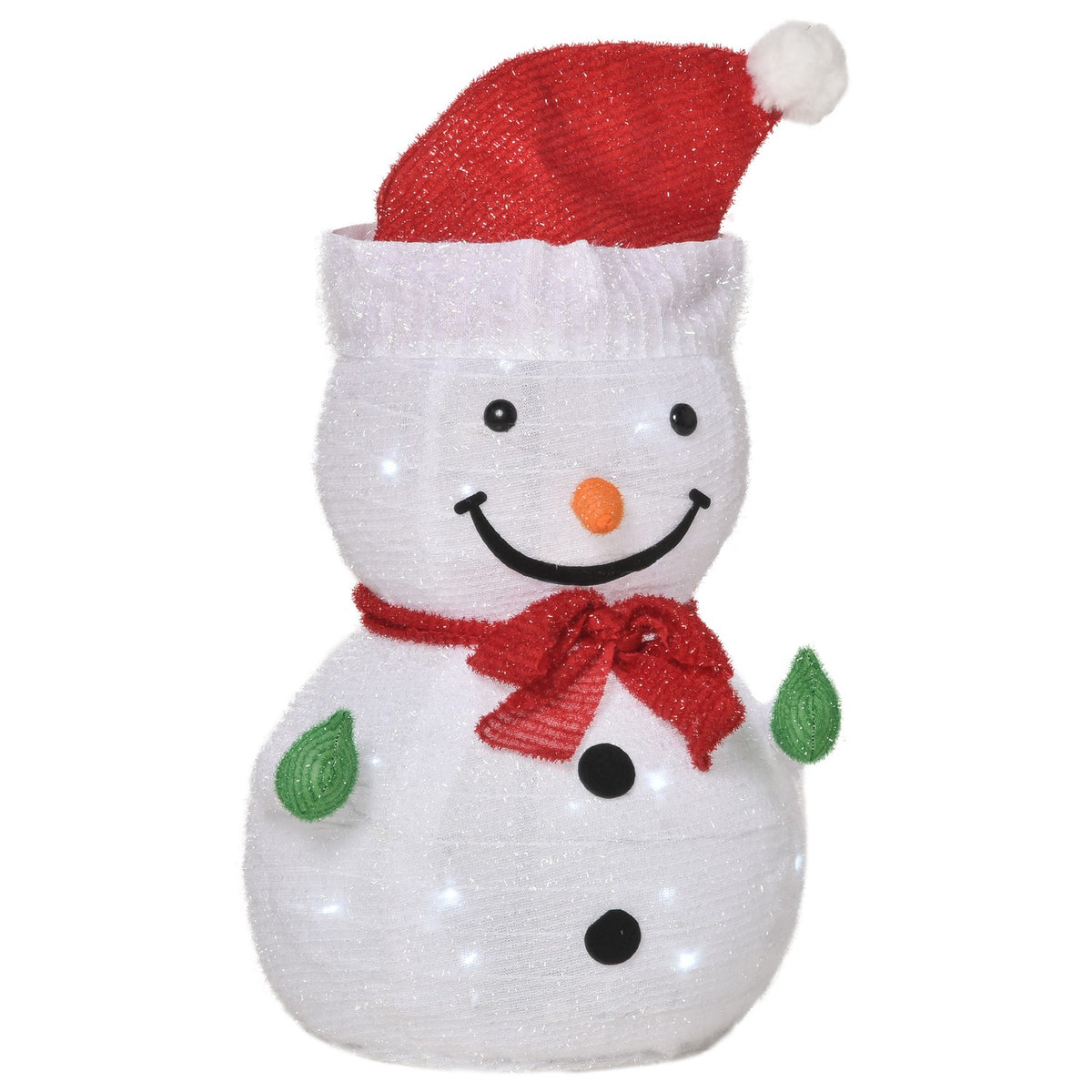 Sneeuwpop kerstversiering met ledlampjes, weerbestendig