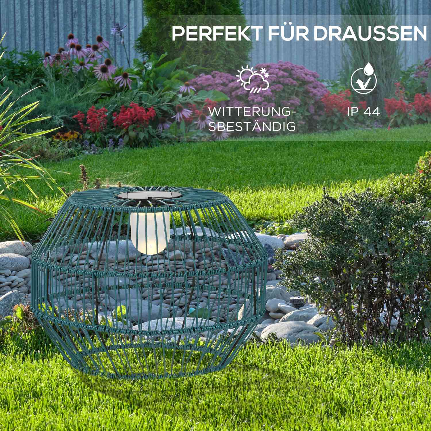 Solar Padverlichting – Waterdichte LED, Automatische Sensor, Balkon