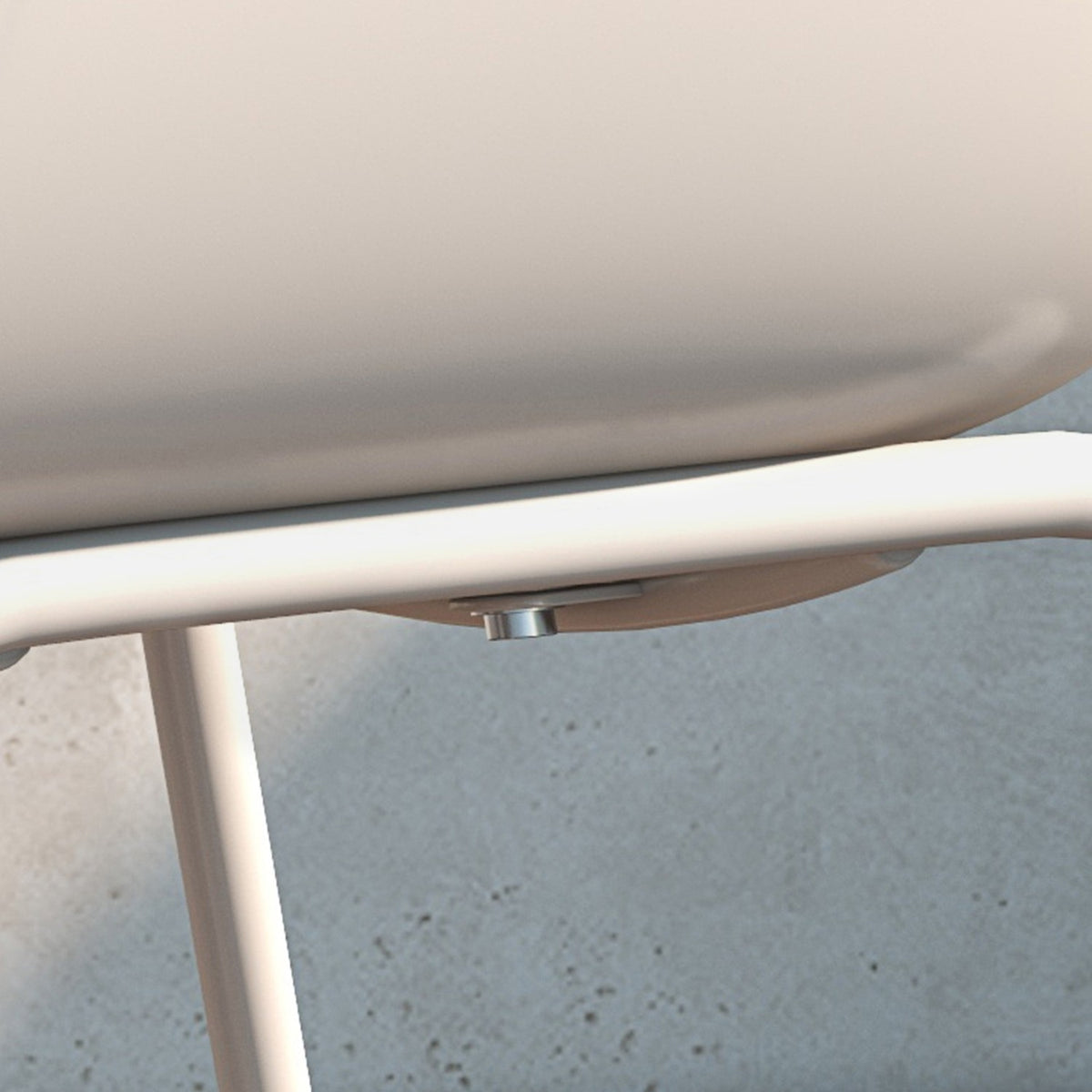 Stapelbare tuinstoelen, set van 4 – grijs, belastbaar tot 120 kg