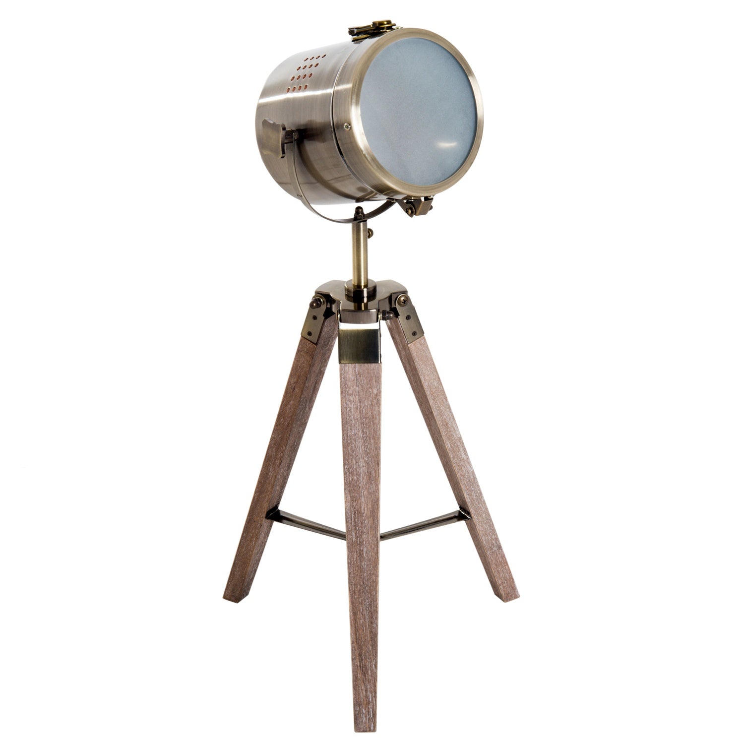 Statiefvloerlamp, roestvrij staal, E14, 33x33x65cm