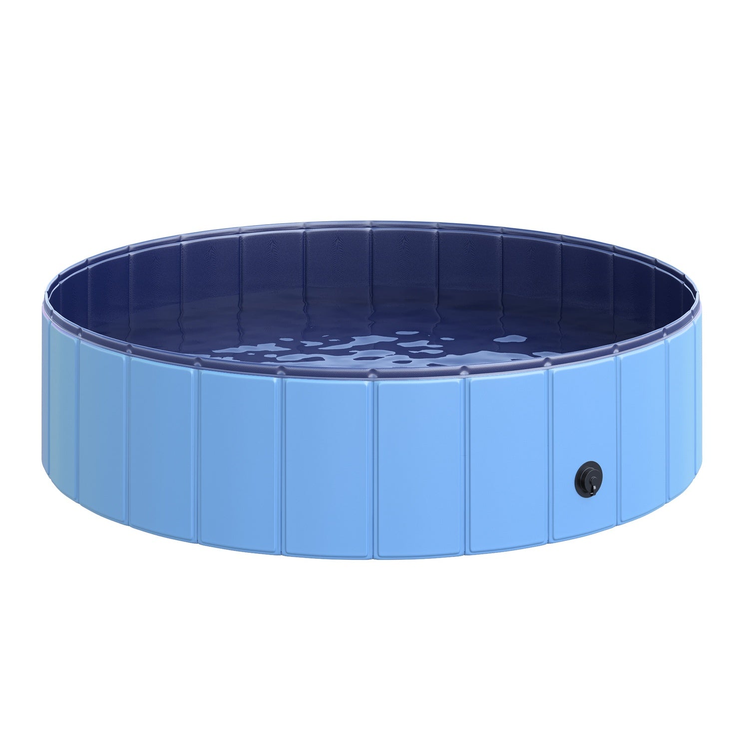 Groot hondenbad, robuust PVC/hout, 120x30 cm – Zomerverkoeling