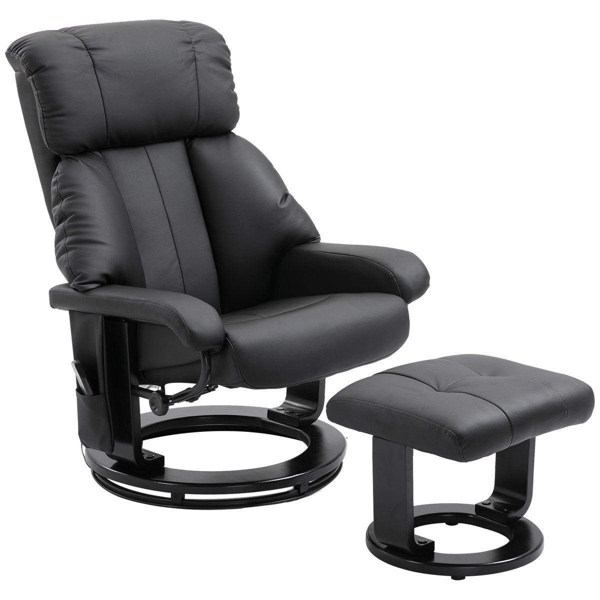 Zwarte massagekruk – 76x80x102 cm Verstelbare hoogte