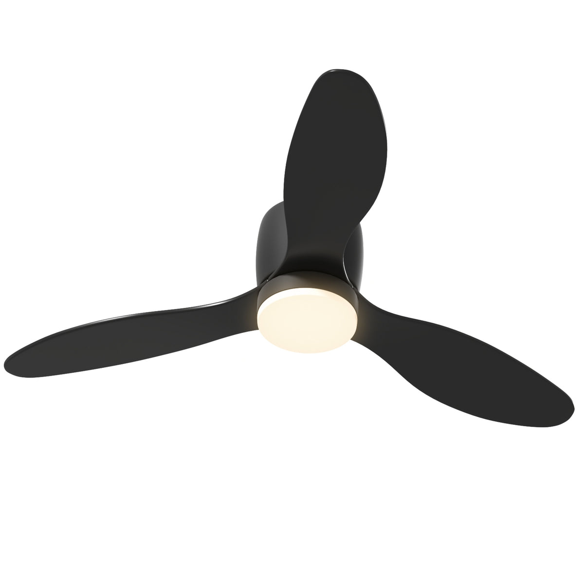 Plafondventilator met verlichting, afstandsbediening & timer – 115 cm, 6 snelheden