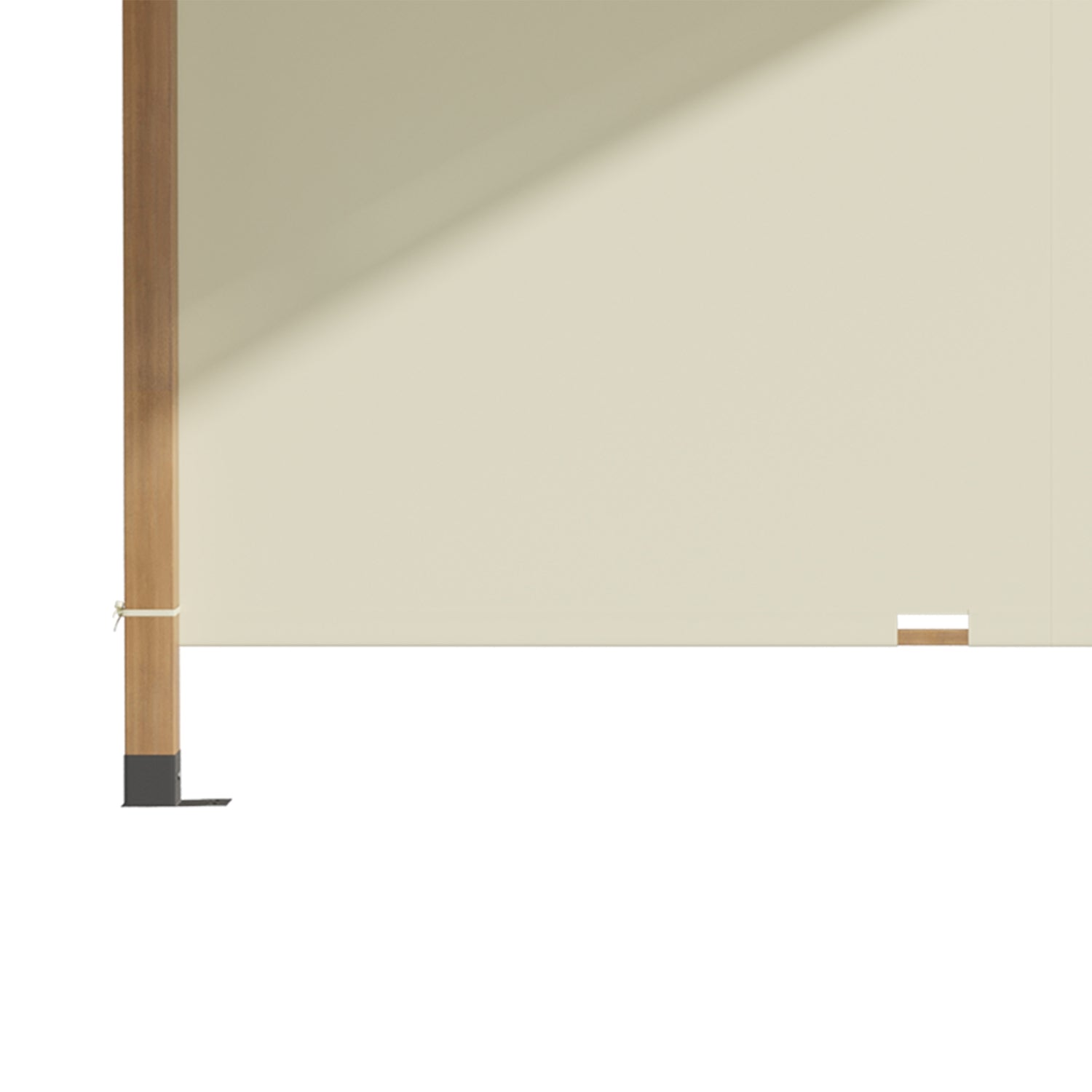 Houten tuinpergola 3,2x3,08M, intrekbaar dak, UV-bescherming
