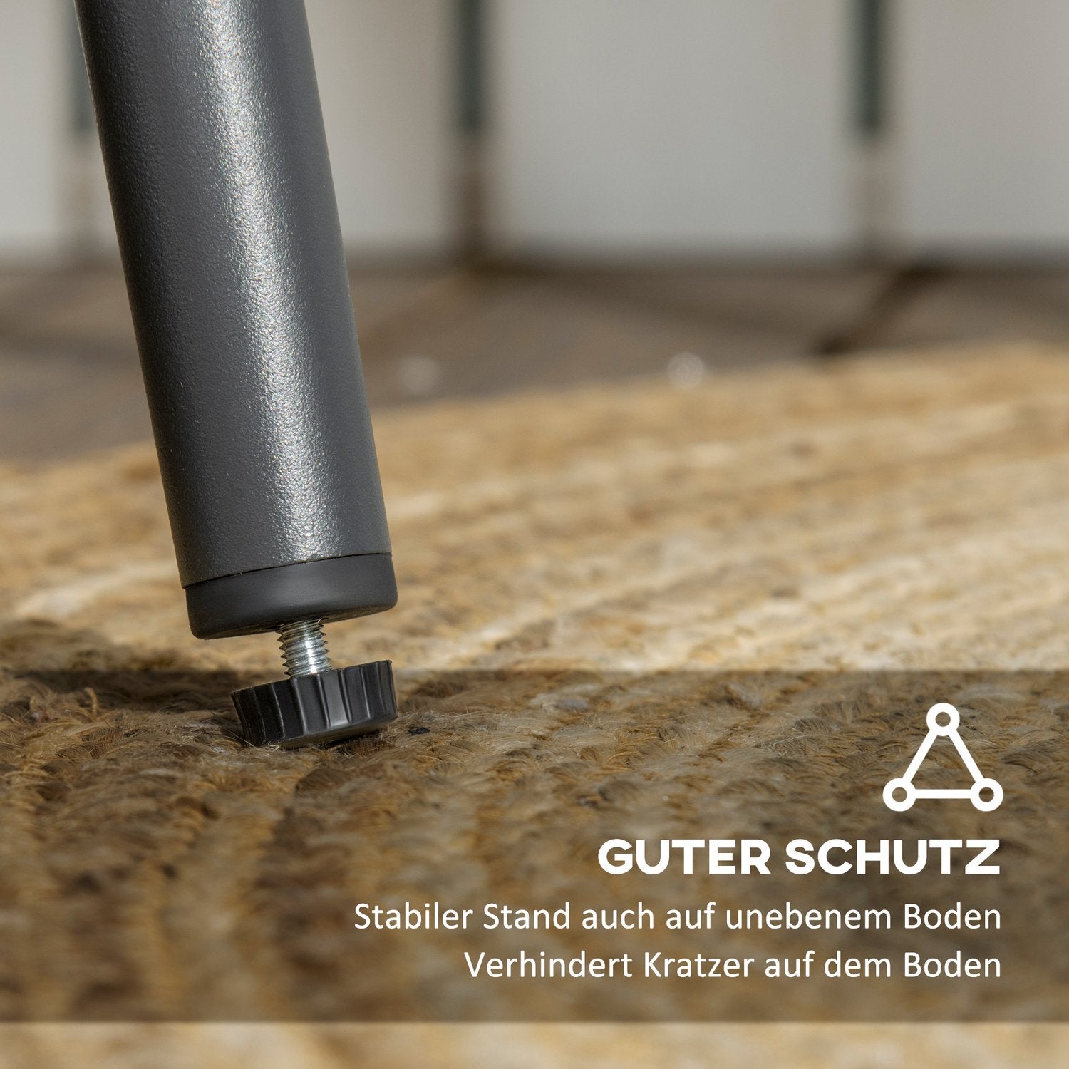 Rotan tuinzitset voor 2 met kussens, donkergrijs