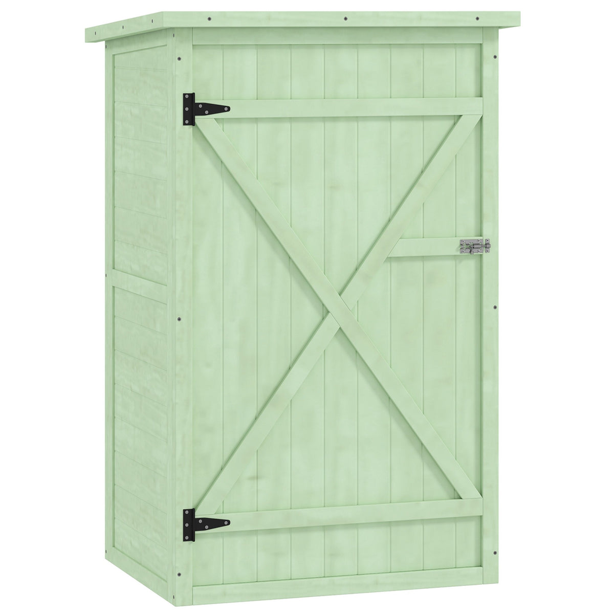 Tuinschuur met planken, afsluitbaar, 75x56x115 cm