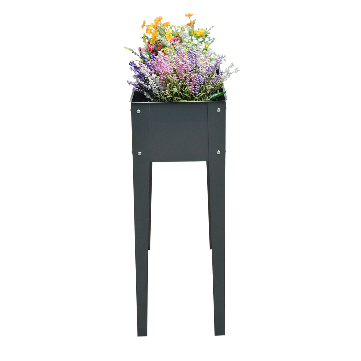 Metalen moestuinbak – 100x30x80 cm, met drainage