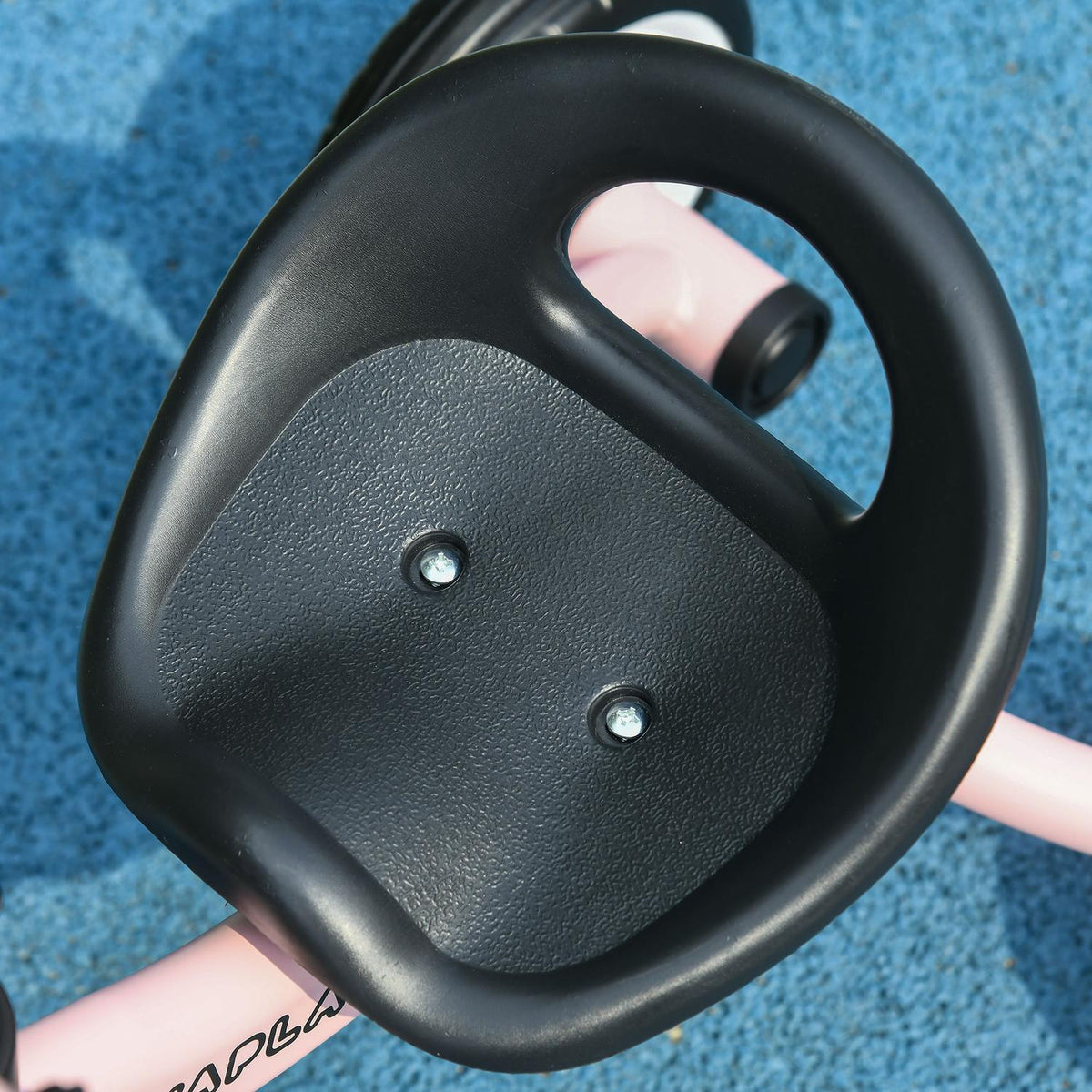 Driewieler kinderfiets, verstelbare zitting, roze metaal 2-5J