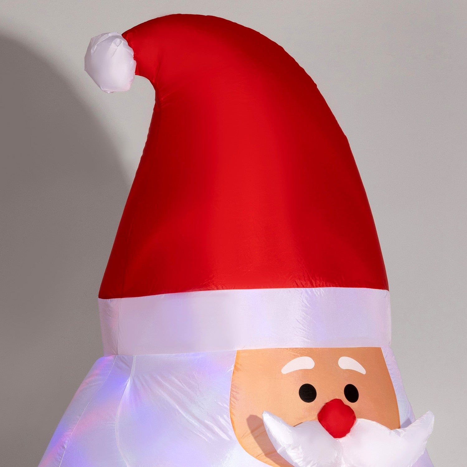 Opblaasbare 6ft kerstman met LED-lichtbol voor buiten