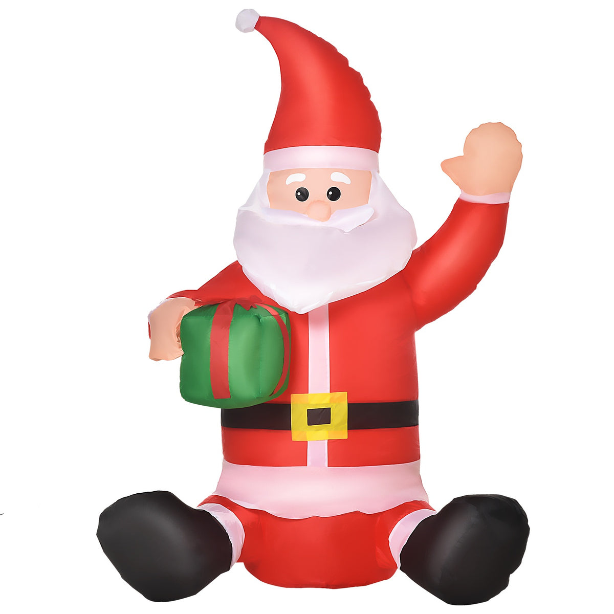 Opblaasbare Kerstman kerstdecoratie met LED-verlichting