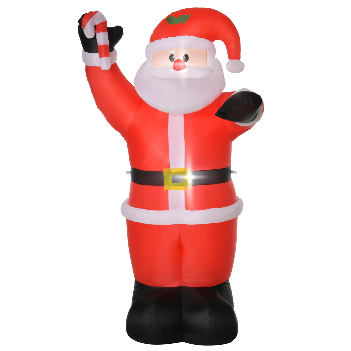 Opblaasbare kerstman met ledverlichting, 240 cm, voor buiten