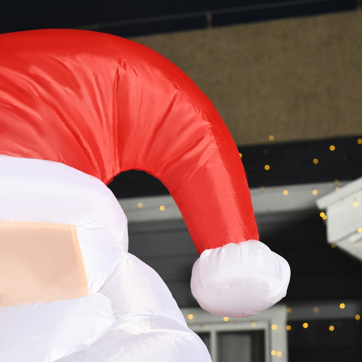 Opblaasbare kerstman met ledverlichting, 240 cm, voor buiten