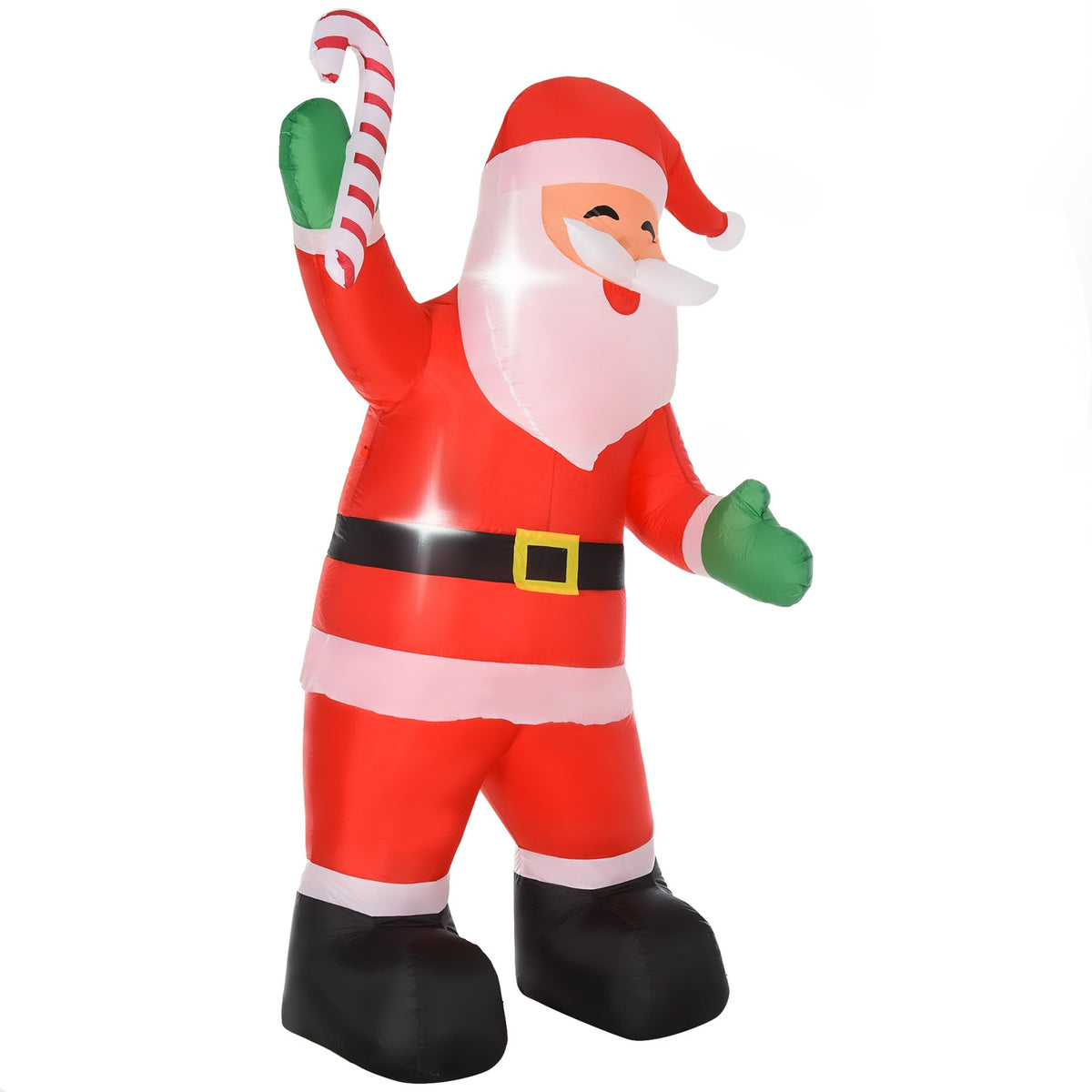 Opblaasbare kerstman met ledverlichting, 243 cm