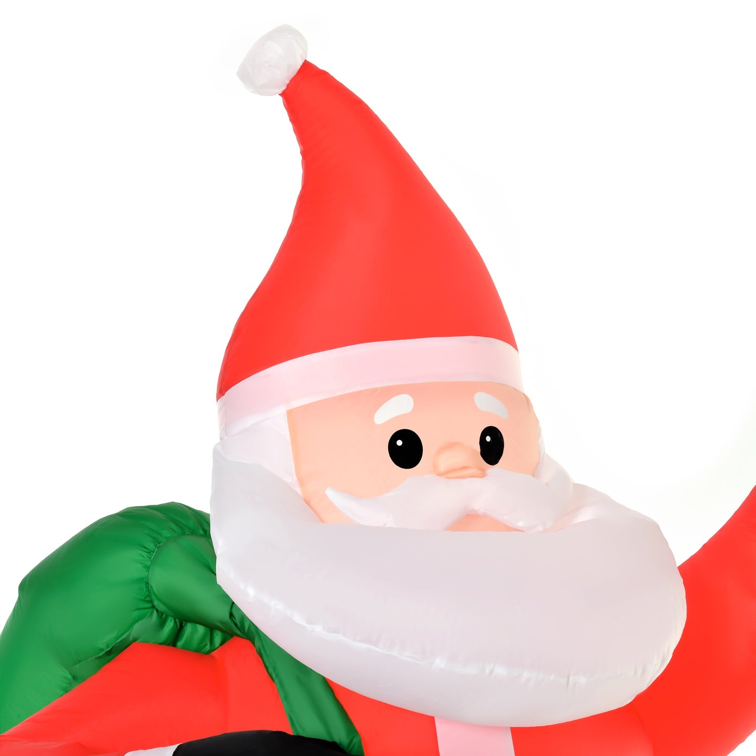 Opblaasbare Kerstman met LED-verlichting, 2,4 m, binnen/buiten