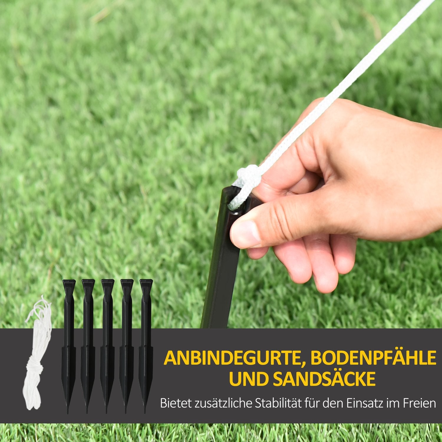 Opblaasbare kerstman met boom & ledverlichting, 210 cm waterdicht