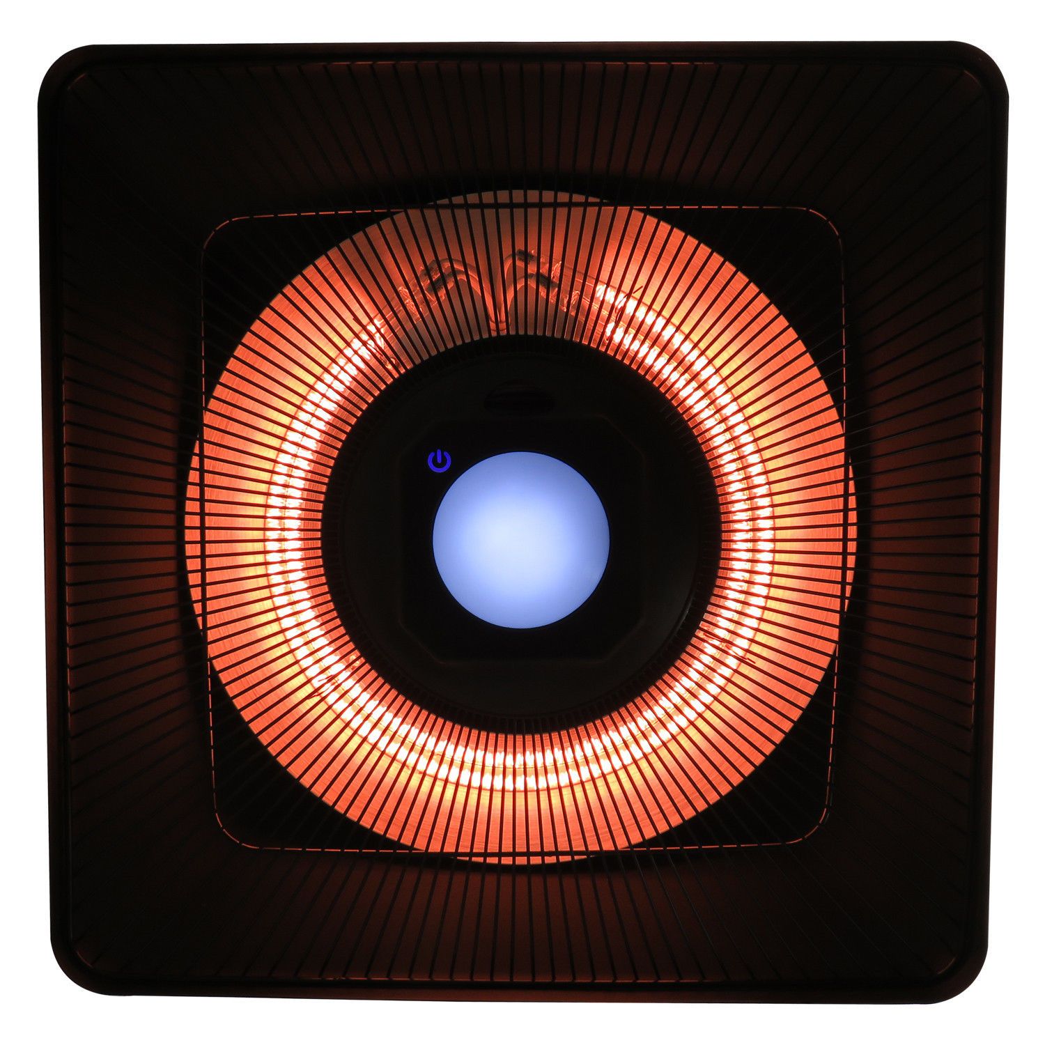 Terrasoverkapping met afstandsbediening & LED, 2000W, compact formaat