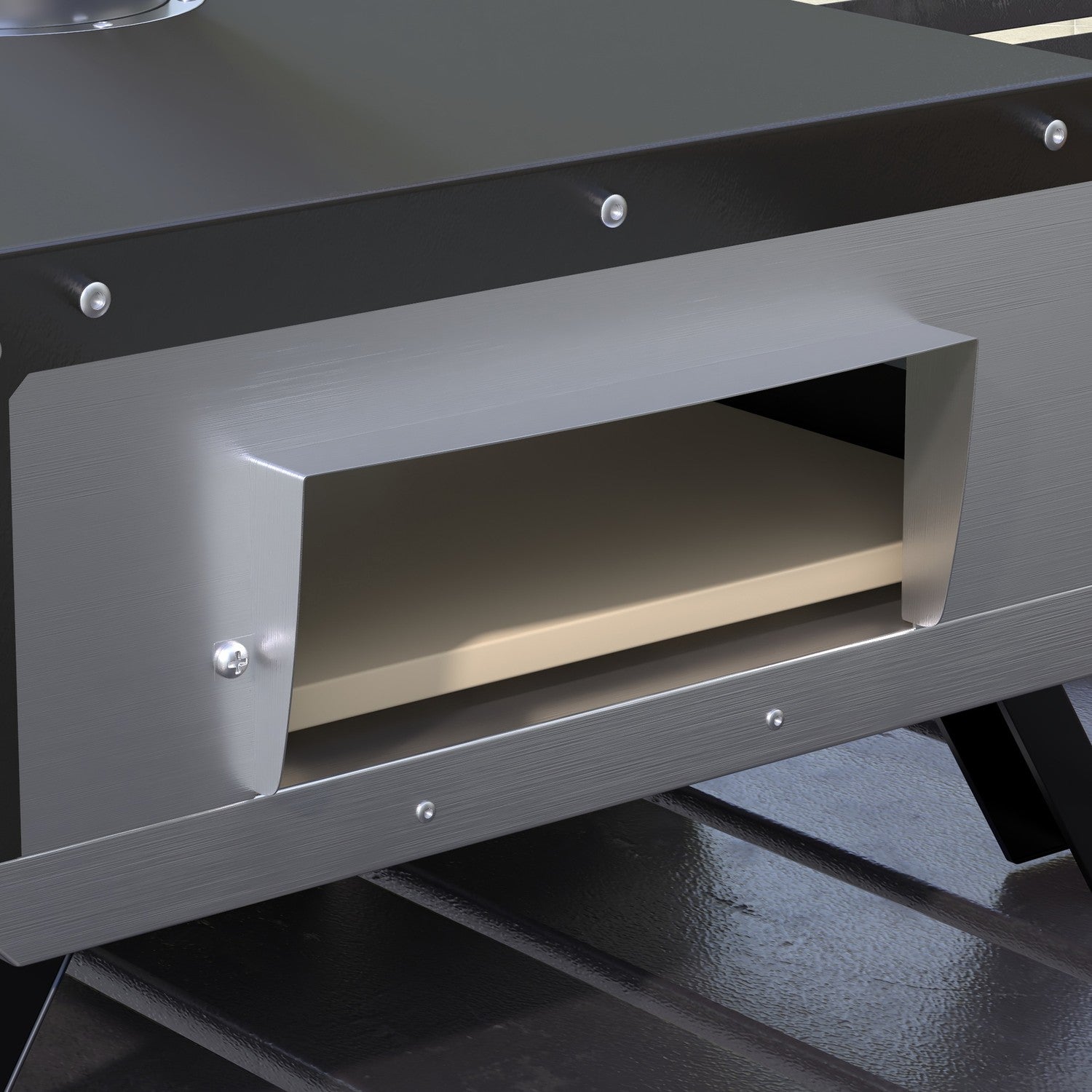 Buiten 2-in-1 pizzaoven met steen en schep voor BBQ Grill