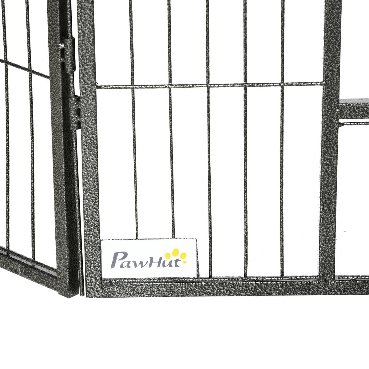 Buiten Puppyren, Staal, 16 Segmenten, 2 Deuren, 60 cm Hoog