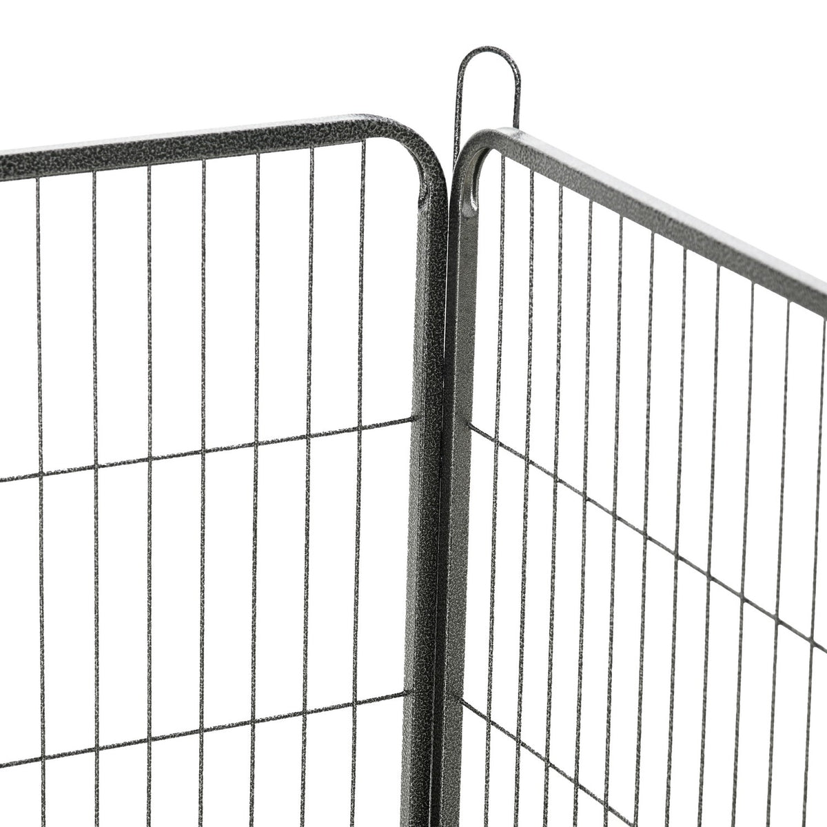 Buiten Puppyren, Staal, 16 Segmenten, 2 Deuren, 60 cm Hoog