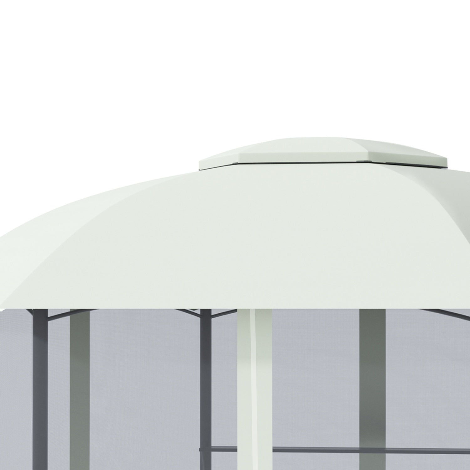 Weerbestendige 4x5M tuinpaviljoentent, staal & polyester