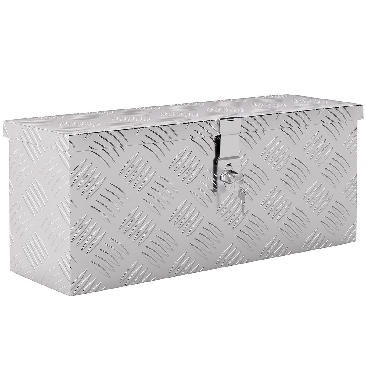 Aluminium gereedschapskist met slot, lichtgewicht, 50x15,5x20,5 cm