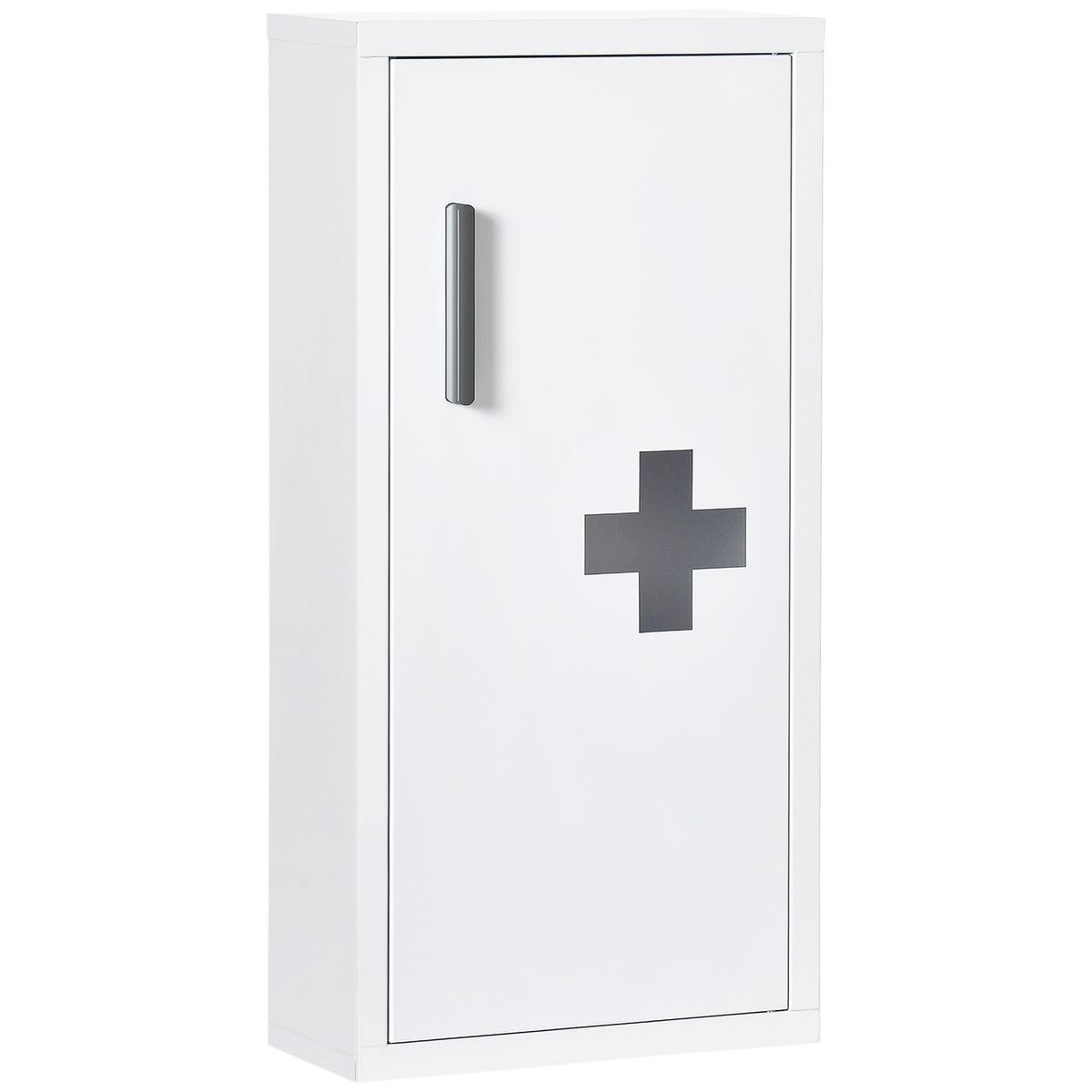 Witte medicijnkast voor EHBO, magnetische sluiting, 40x15x53,5 cm