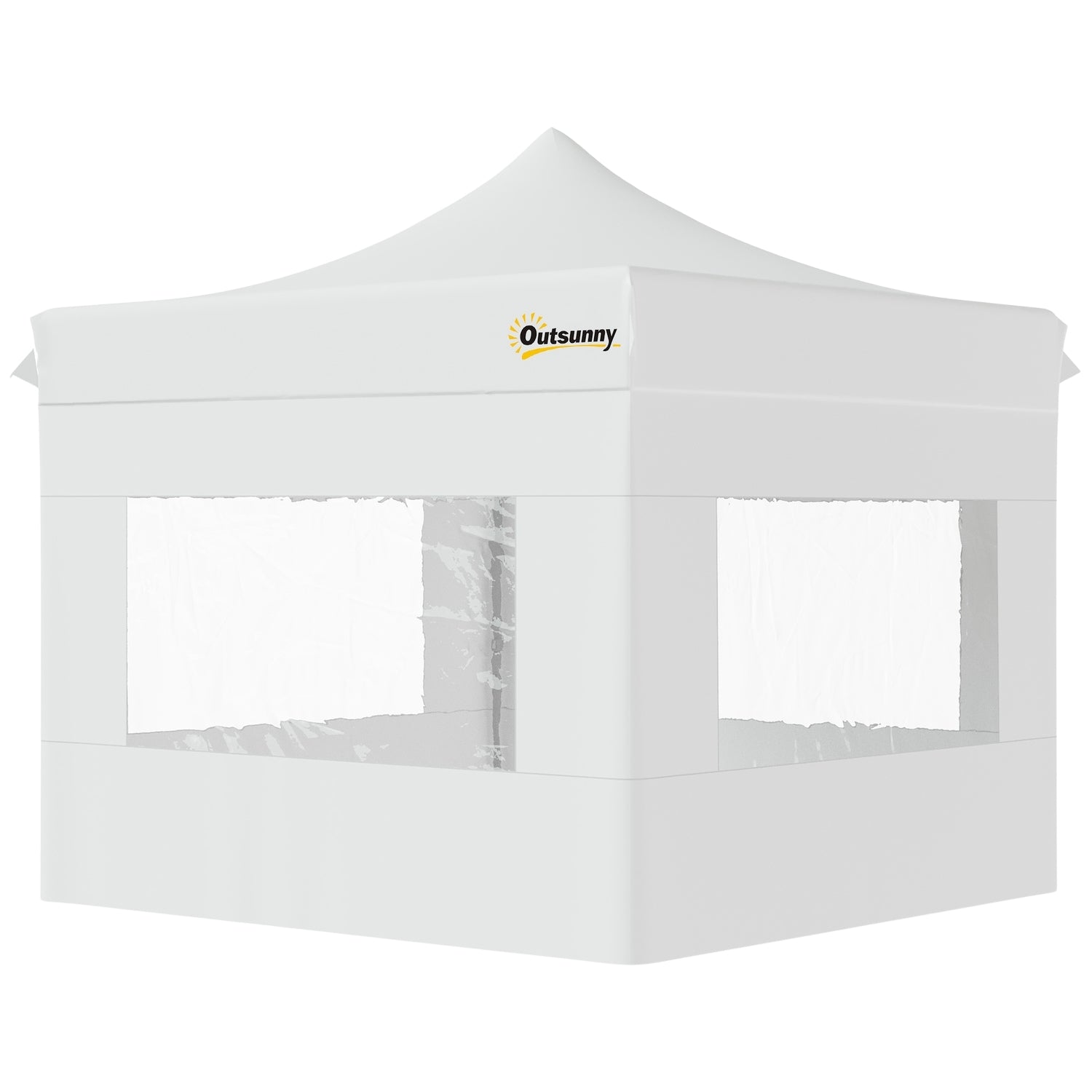 Witte pop-up partytent, waterdicht, 300 x 300 cm