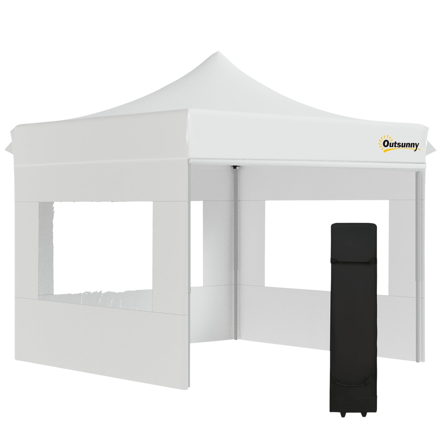 Witte pop-up partytent, waterdicht, 300 x 300 cm