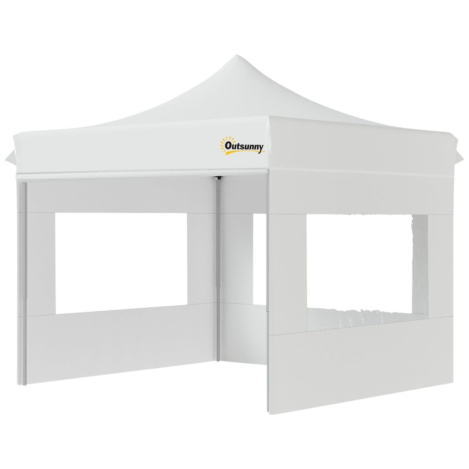 Witte pop-up partytent, waterdicht, 300 x 300 cm