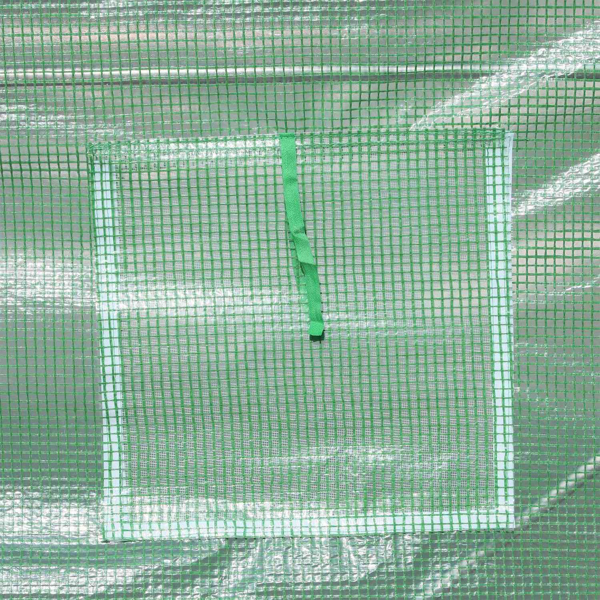 Kweektunnel met ramen, groen, 5x2x2,1m