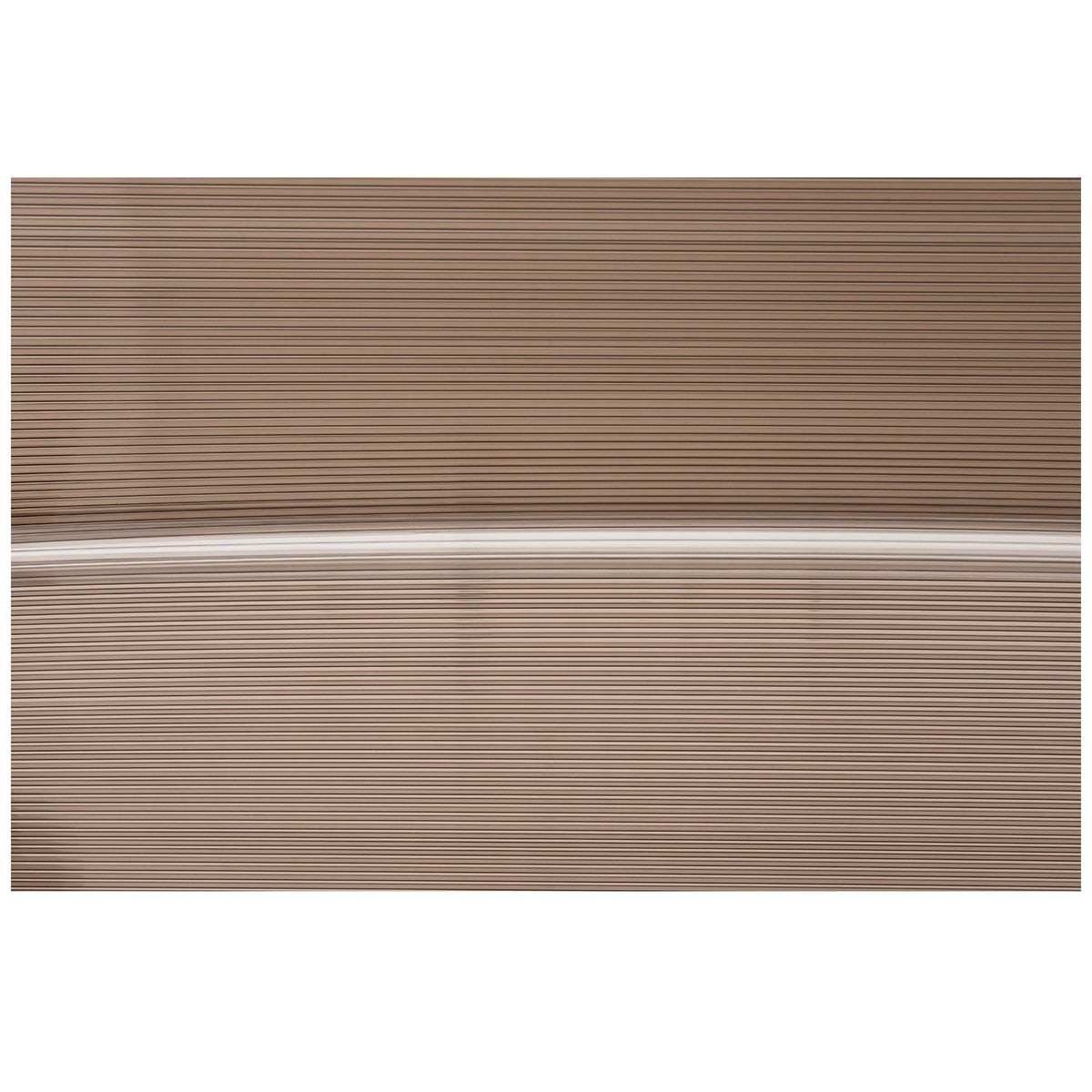 Luifel van polycarbonaat, weerbestendig, bruin, 75x100cm