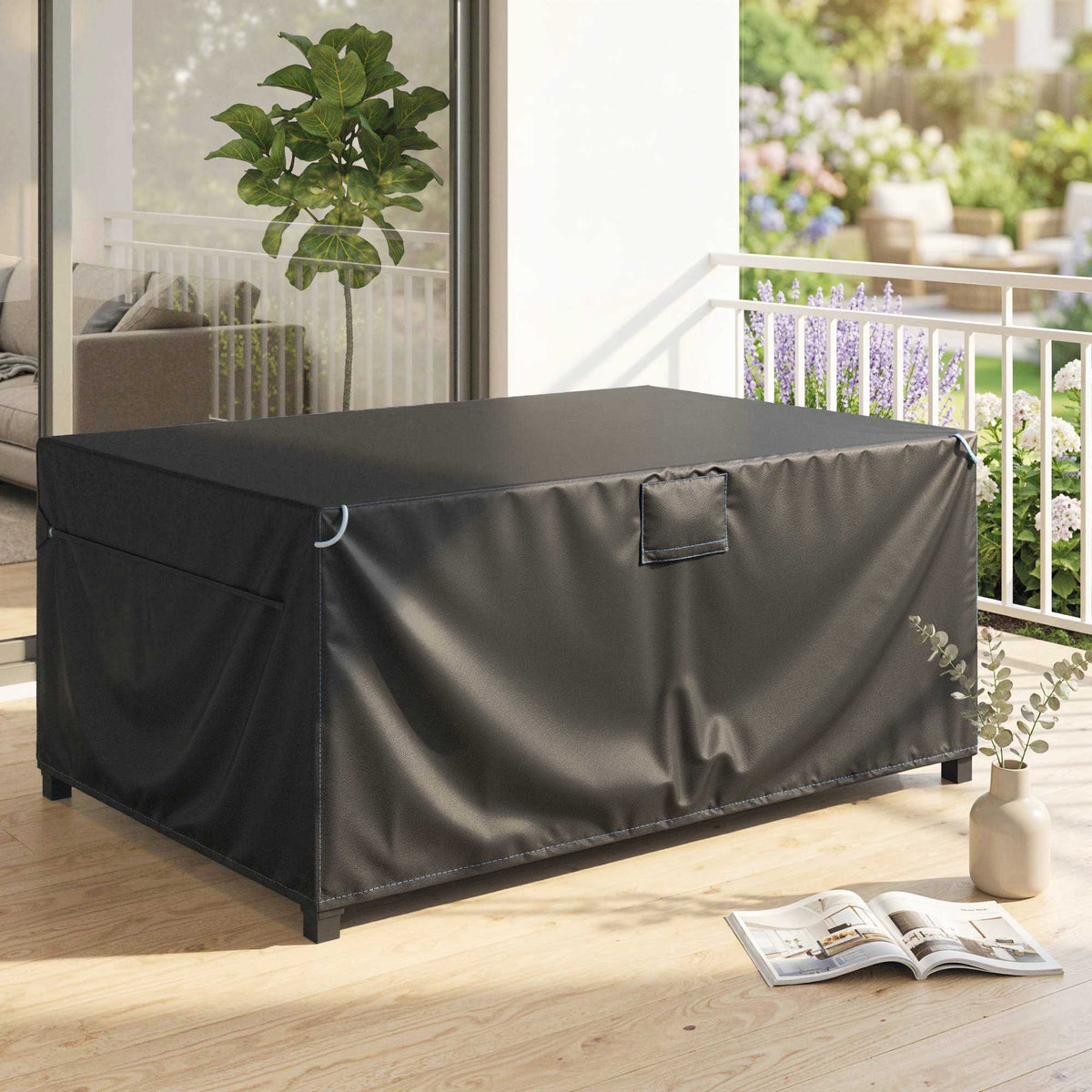 Hoes voor tuinmeubelen, waterdicht 420D Oxford, 180x120x74cm